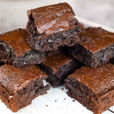 Easy Cocoa Powder Brownies Dark And Fudgy Decorated Treats