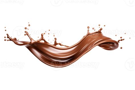 Chocolate Splash Isolated On A Transparent Background 27182181 Png