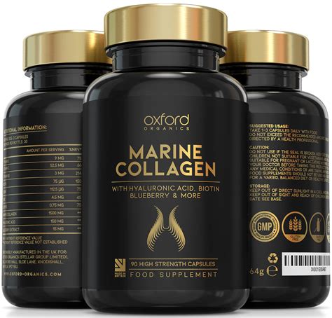 Advanced Marine Collagen Capsules 1735mg Superfood And Vitamin Boosted Complex For Glowing Hair