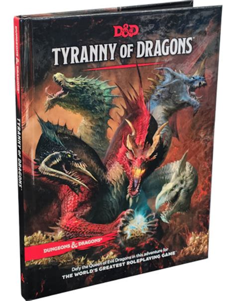Dnd Dnd Rpg Tyranny Of Dragons Hc Monkey Mountain Toys And Games