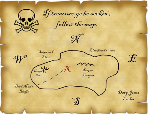 Unlock you kid's creativeness with these free printable treasure maps for youths. Preschool Treasure Map Printable