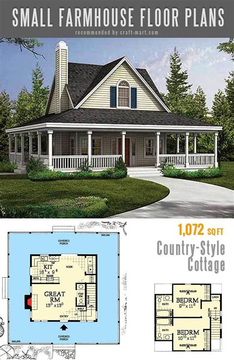 Small Farmhouse Plans For Building A Home Of Your Dreams Small