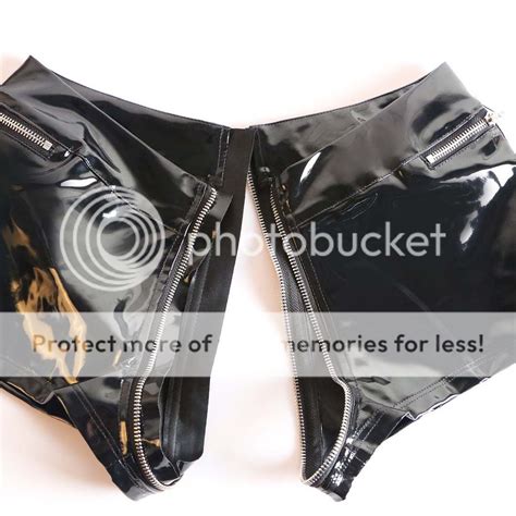 Fashion Sexy Lady Faux Leather Pvc Shorts Punk Girl Zip Open Crotch Hot Pants Ebay