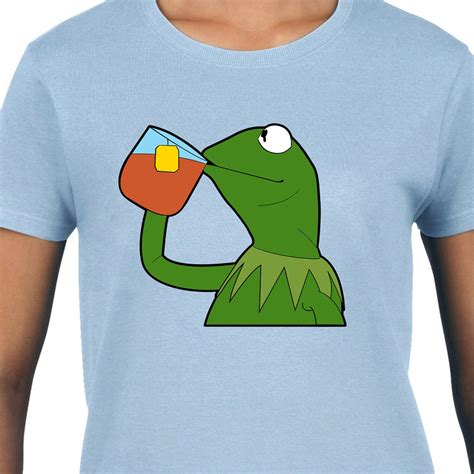 Kermit The Frog Tea Meme Digital Cut File The Muppets Svg Etsy