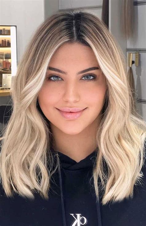 37 Best Blonde For Medium Length Haircuts Vanilla Blonde Ombre I Take