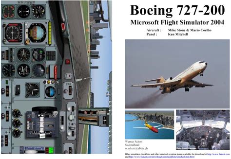 Fs2004 Manualchecklist Boeing 727 200 Fs Aircraft Manuals Mod