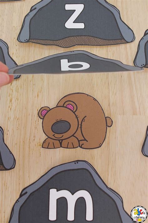 This Hibernating Bear Alphabet Game Is A Fun Way For Your Preschoolers