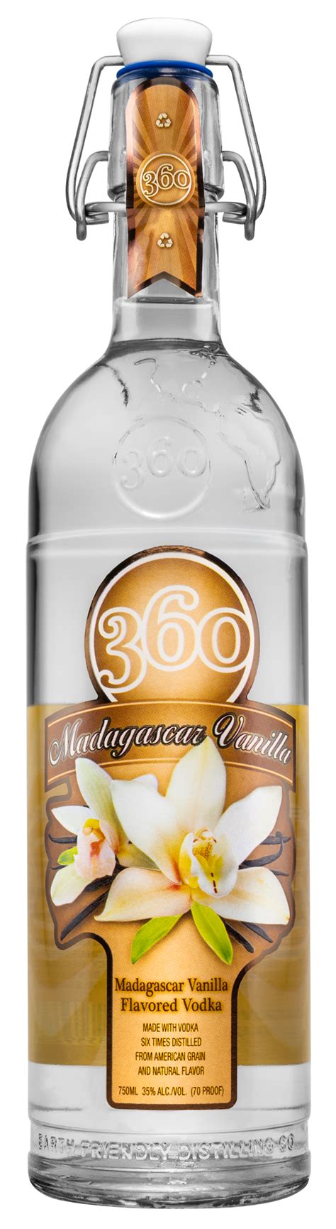 360 Madagascar Vanilla Flavored Vodka 360 Eco Friendly Vodka