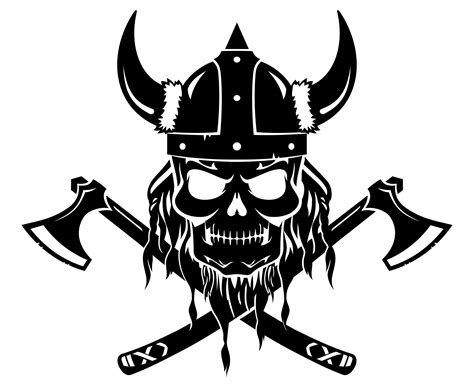 Viking Skull Svg Clip Art Art And Collectibles