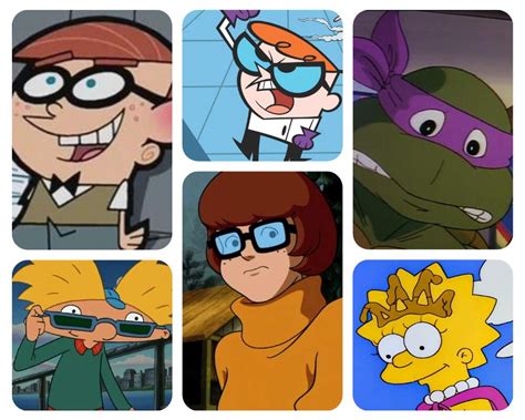 Nerdy Cartoons Characters