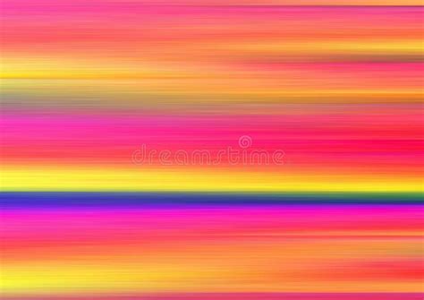 Abstract Background With Rainbow Coloured Lines Design Stock Vector