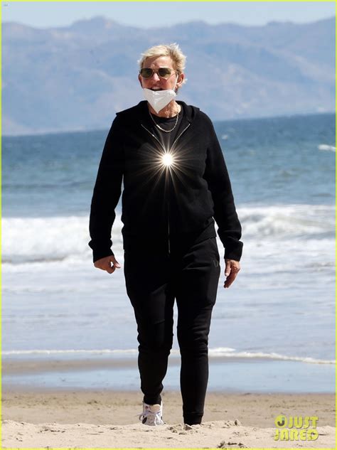 Ellen Degeneres Takes Walk On Beach With Friend Before Portia De Rossi