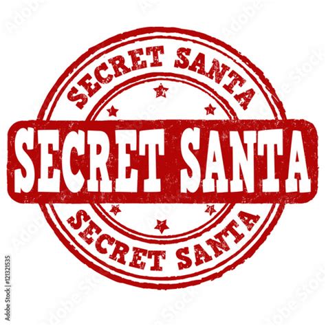 Secret Santa Stamp Stock Image And Royalty Free Vector Files On