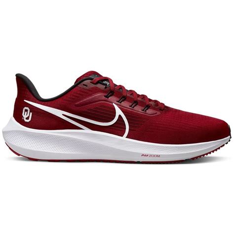 Unisex Nike Crimson Oklahoma Sooners Zoom Pegasus 39 Running Shoe