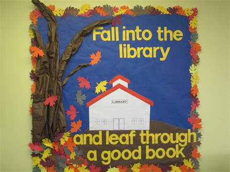 Fall Library Bulletin Board Ideas