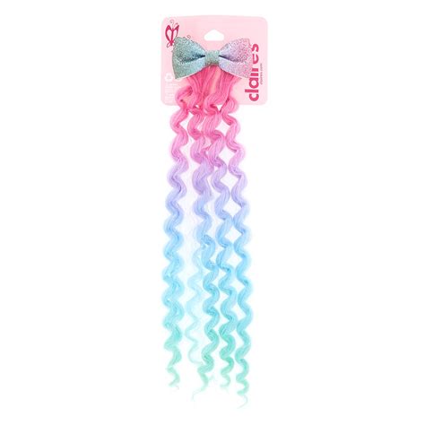 Claires Club Ombre Curly Faux Hair Barrette Claires