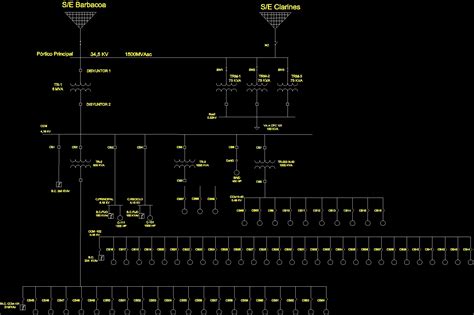 Electrical Schematic Wiring Diagram 2d Dwg Block For Autocad Designs Cad