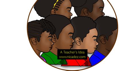 A Teachers Idea African American Kids Clip Art