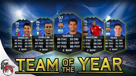 Fifa 16 Team Of The Year Pred Toty Ronaldo Toty Messi And Toty