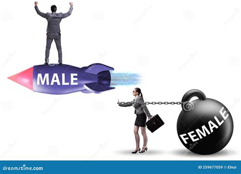 Gender Inequality Concept In Career Stock Image Image Of Disparity