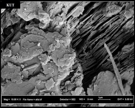 Fesem Image Of Untreated Kaolin Clay Soil 8 Molecular Characteristics