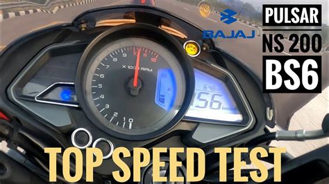 The features of bajaj pulsar ns 200 include uber responsive abs, muscular styling, nitrox monosuspension and more that all provide greater performance and superior efficiency. BAJAJ PULSAR NS 200 BS6 || TOP SPEED TEST - YouTube