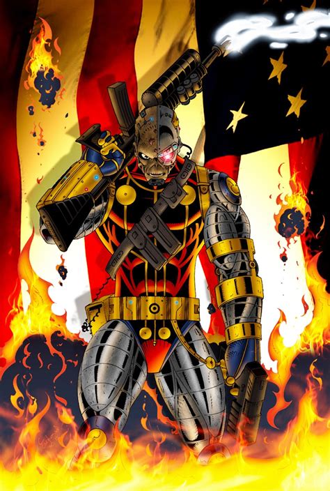 Deathlok Colored By Cliffengland On Deviantart Deathlok Marvel