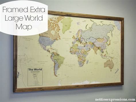 Framed Extra Large World Map 1 Flickr Photo Sharing