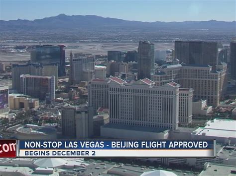 Nonstop Flights Approved From Las Vegas To China