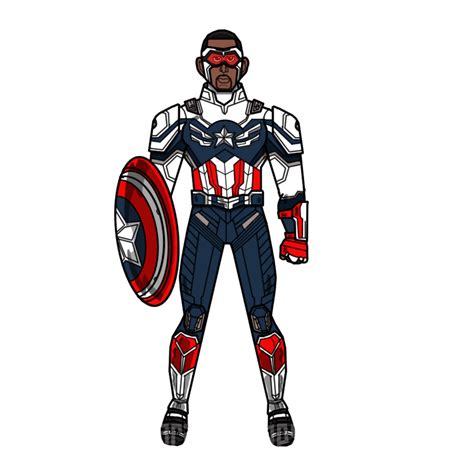 Sam Wilson Captain America Mcu Version By Parisnjones On Deviantart