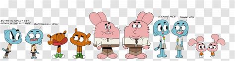 Richard Watterson Gumball Nicole Carrie Krueger Darwin Pilot The Future Transparent Png