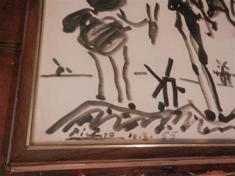 Pablo Picasso Don Quixote Vintage Original Lithograph Art Print Form