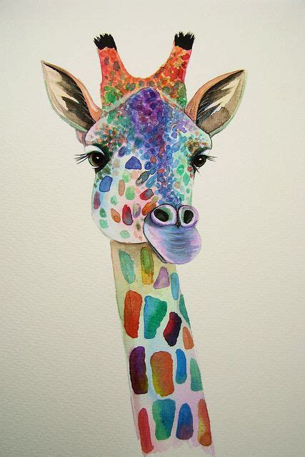 Giraffe Painting I Would Love To Have This Tattooed I Love Giraffes