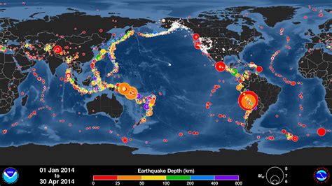 For very large screens check out the earthquake channel display. Global Earthquakes | Signs of the Rapture