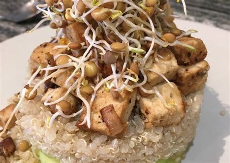 Timbal De Quinoa Con Tofu Y Shiitakes Receta De Los Maños Cookpad