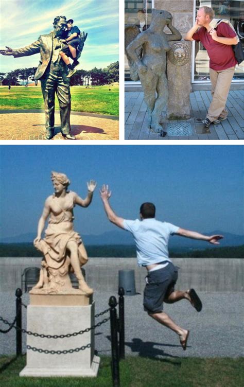 tastefully offensive on tumblr people having fun with statues part 2 so terrible but