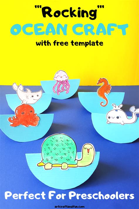 We have over 101 fantastic ocean crafts for preschool kids. Adorable Ocean Craft For Preschoolers With Free Printable ...