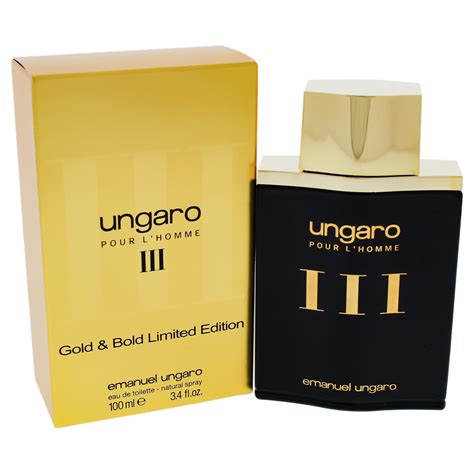 Perfume Ungaro Iii Gold And Bold Limited Edition Para Hombre 100ml