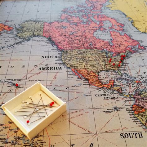 Pin Places Youve Traveled On A World Map How To Save Travel Memories