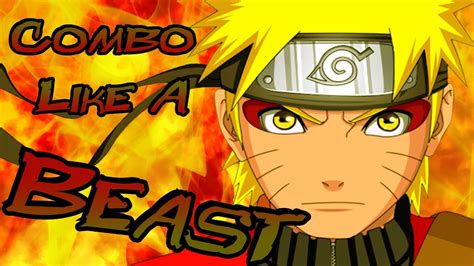 Nsunsg Combo Like A Beast Sage Mode Naruto Youtube