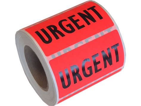 Shipping Labels Urgent 70x40 500roll › Packaging Products