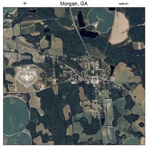 Aerial Photography Map Of Morgan Ga Georgia