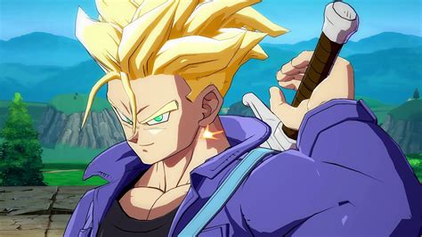 Trunks has either blue or lavender hair color and his mother's blue eyes. Trunks Wallpapers (72+ images)