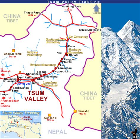Raonline Nepal Nepal Maps Trekking Areas