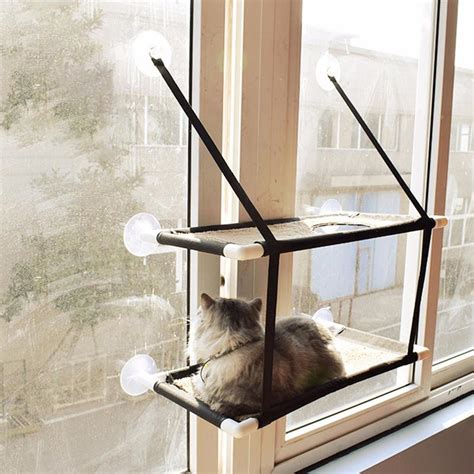 Popular Two Sizes Suction Cat Hammock Cat Window Rack