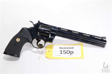 Restricted Handgun Colt Model Python Silhouette 1974 357 Mag Six