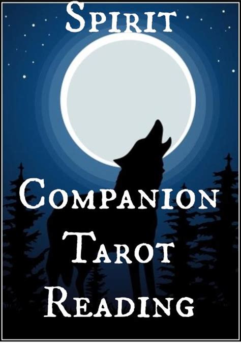 Your inner guide will help you understand. Spirit Companion Tarot Reading - Inkwood Tarot