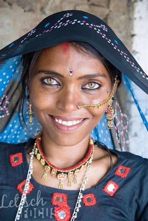 Papu A Bhopa Woman From The Thar Desert In Rajasthan India Although