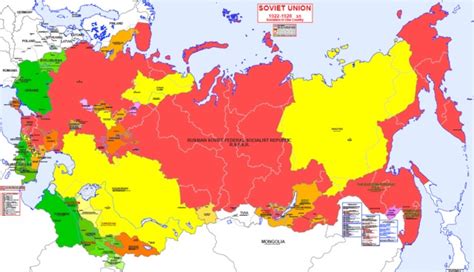 Hisatlas - Map of Soviet Union 1922-1928