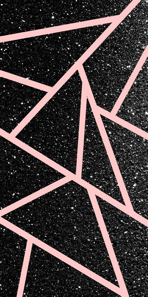 Triangle Pattern Font Line Design Material Property Pink